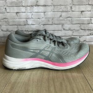 ASICS women’s Gel-Excite 7 shoes Gray Pink